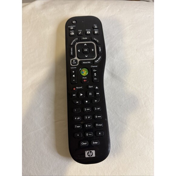 HP Media Center Remote Control TSGH-IR02 OEM for Windows PC Multimedia IR Tested - Picture 1 of 3